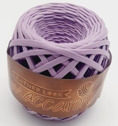 Angel Çanta Aksesuar Lila Renk Maccaroni Deri İp - Angel Çanta Aksesuar