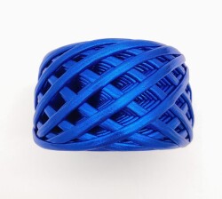 Angel Çanta Aksesuar Mavi Renk Metalik İp - 3