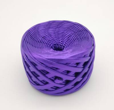 Angel Çanta Aksesuar Mor Renk Metalik İp - 1