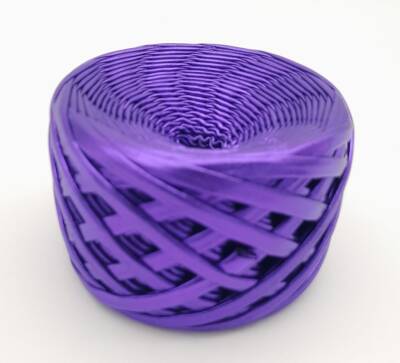 Angel Çanta Aksesuar Mor Renk Metalik İp - 2