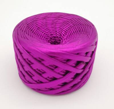 Angel Çanta Aksesuar Mürdüm Renk Metalik İp - 2