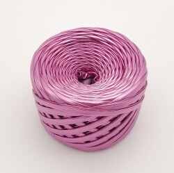 Angel Çanta Aksesuar Pembe Renk Metalik İp - Angel Çanta Aksesuar