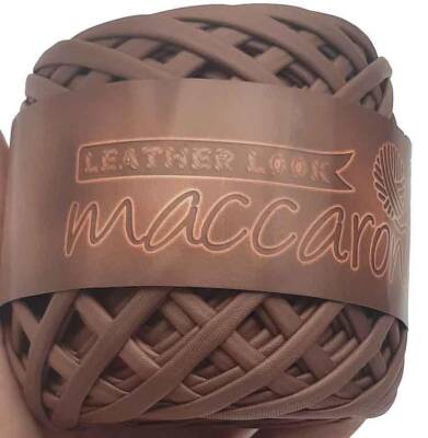 Angel Çanta Aksesuar Sütlü Kahve Renk Maccaroni Deri İp - 1