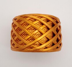 Angel Çanta Aksesuar Taba Renk Metalik İp - 2