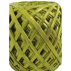 Angel Çanta Aksesuar Yarnia Metalik İp Limon Yeşili Renk - 4