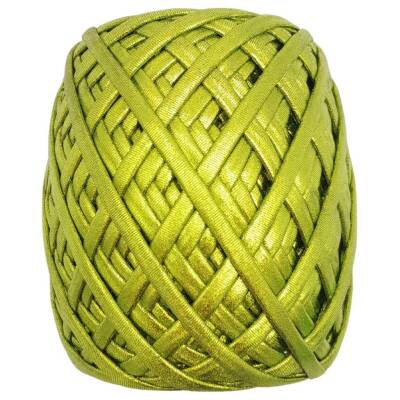 Angel Çanta Aksesuar Yarnia Metalik İp Limon Yeşili Renk - 2