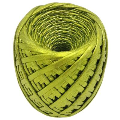 Angel Çanta Aksesuar Yarnia Metalik İp Limon Yeşili Renk - 3