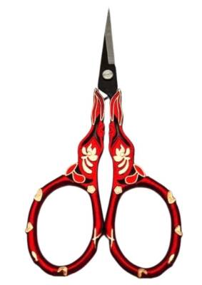 Angel Çanta Aksesuar Kırmızı Renk Vintage Makas 11 cm - 1