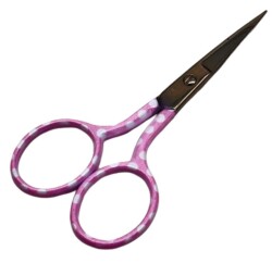 Angel Çanta Aksesuar Pembe Puantiyeli Makas 9 cm - Angel Çanta Aksesuar
