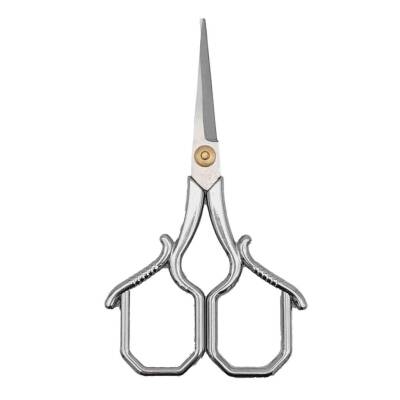 Angel Çanta Aksesuar Vintage Makas 10 Cm Gümüş - 1