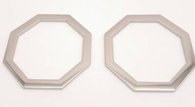 Angel Çanta Aksesuar 10 cm Sekizgen Gümüş Metal Çanta Sapı - 2