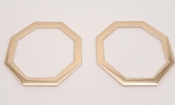 Angel Çanta Aksesuar 10 cm Sekizgen Light Gold Metal Çanta Sapı - 3