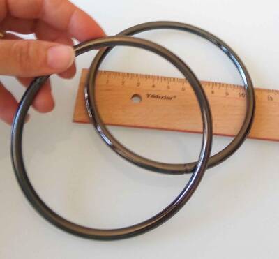 Angel Çanta Aksesuar 11 Cm Füme Renk Metal Çanta Sapı - 1