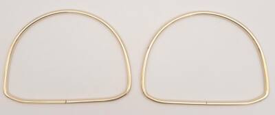 Angel Çanta Aksesuar 12.5 cm D Model Light Gold Renk Metal Çanta Tutma Sapı - 3