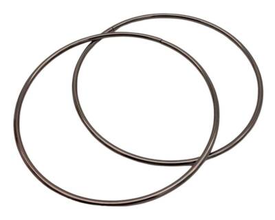 Angel Çanta Aksesuar 15 Cm Yuvarlak Metal Çanta Sapı Füme Renk - 1