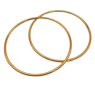 Angel Çanta Aksesuar 15 Cm Yuvarlak Metal Çanta Sapı Light Gold - 2