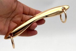 Angel Çanta Aksesuar 16 Cm Balık Model Çanta Sapı Golden Renk - 2