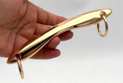Angel Çanta Aksesuar 16 Cm Balık Model Çanta Sapı Golden Renk - 2