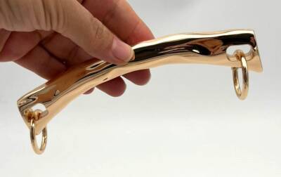 Angel Çanta Aksesuar 16 Cm Kavisli Model Çanta Sapı Light Golden Renk - 3