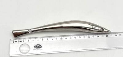 Angel Çanta Aksesuar 21 Cm Balık Model Çanta Sapı Silvery Renk - 2