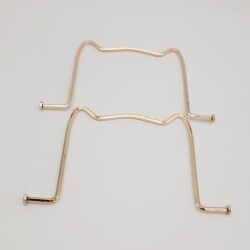 Angel Çanta Aksesuar 22 Cm Martı Model Light Gold Metal Sap - 2