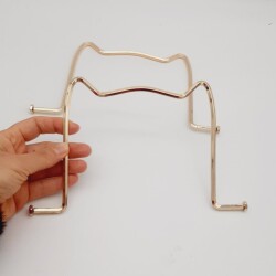 Angel Çanta Aksesuar 22 Cm Martı Model Light Gold Metal Sap - 3