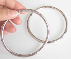 Angel Çanta Aksesuar 7 Cm Gümüş Renk Metal Çanta Sapı, Halka - Angel Çanta Aksesuar