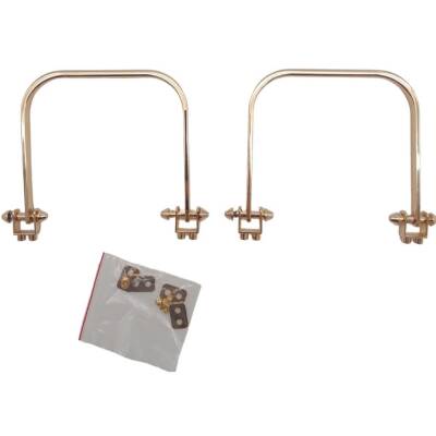 Angel Çanta Aksesuar 9x9 cm Light Gold Renk Vidalı Metal Çanta Tutma Sapı - 4