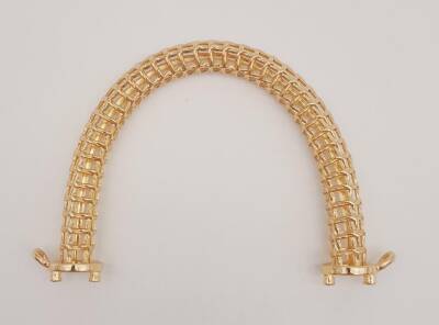 Angel Çanta Aksesuar Kafes Model Light Gold Çanta Tutma Sapı - 1