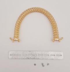 Angel Çanta Aksesuar Kafes Model Light Gold Çanta Tutma Sapı - 2