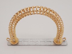 Angel Çanta Aksesuar Kafes Model Light Gold Çanta Tutma Sapı - 3