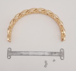 Angel Çanta Aksesuar Kalın Zincir Model Light Gold Çanta Tutma Sapı - 3