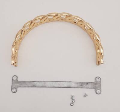 Angel Çanta Aksesuar Kalın Zincir Model Light Gold Çanta Tutma Sapı - 3