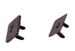 Angel Çanta Aksesuar Kare Model Çanta Mıknatısı Füme Renk - 3