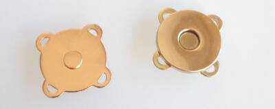 Angel Çanta Aksesuar Light Gold Dikilebilir Mıknatıslı Çıtçıt 1 Adet - 1