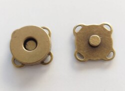 Angel Çanta Aksesuar Mini Dikilebilir Mıknatıslı Çıtçıt Antik - Angel Çanta Aksesuar