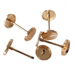 Angel Çanta Aksesuar 1 Adet Vidalı Böce Light Gold Renk 3.5 Cm (Halter) - Angel Çanta Aksesuar