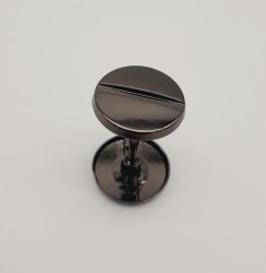 Angel Çanta Aksesuar 2.5 cm Vidalı Böce Füme Renk - 2