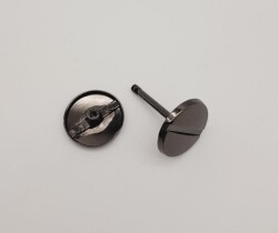Angel Çanta Aksesuar 2.5 cm Vidalı Böce Füme Renk (Halter) - 4