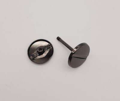 Angel Çanta Aksesuar 2.5 cm Vidalı Böce Füme Renk (Halter) - 4