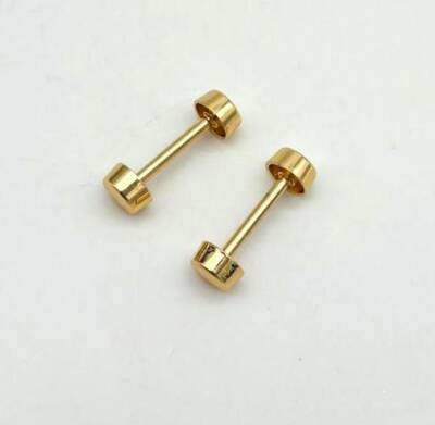 Angel Çanta Aksesuar 3 Cm Vidalı Böce Light Golden Renk (Halter) 2 Adet - 3