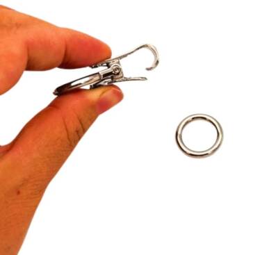 Angel Çanta Aksesuar Gümüş Renk Kilitli Böce 1 Adet - 2