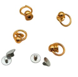 Angel Çanta Aksesuar Light Gold Vidalı Askı Küçük Boy 4 Adet - 2