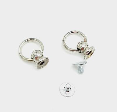 Angel Çanta Aksesuar Gümüş Vidalı Askı Küçük Boy 1 Adet - 1