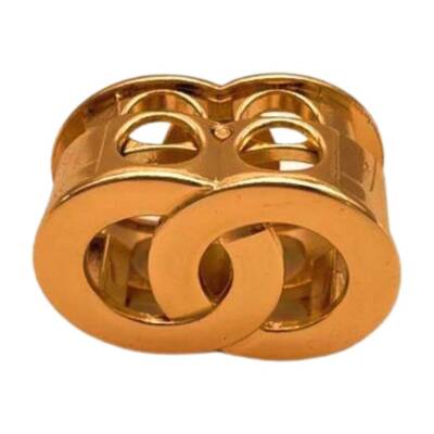 Angel Çanta Aksesuar Light Gold Çift Halka Yaylı Büzgü Aparatı - 1