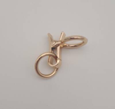 Angel Çanta Aksesuar Light Gold Renk Kilitli Böce 1 Adet - 4