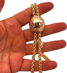 Angel Çanta Aksesuar Light Gold Yuvarlak Yaylı Büzgü Aparatı - 3