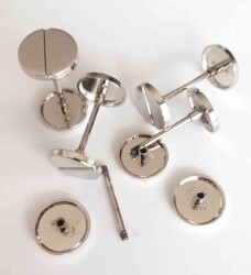 Angel Çanta Aksesuar Vidalı Böce Gümüş Renk 3.5 Cm Örgü Çanta İçin - 2