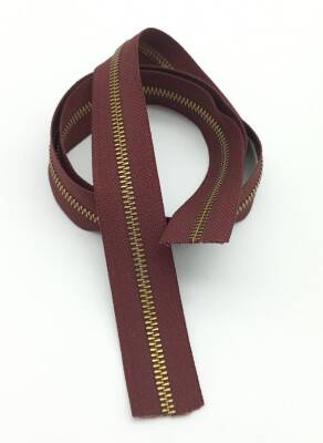 Angel Çanta Aksesuar Ortası Antik Fermuar 100 Cm Bordo Renk - 1