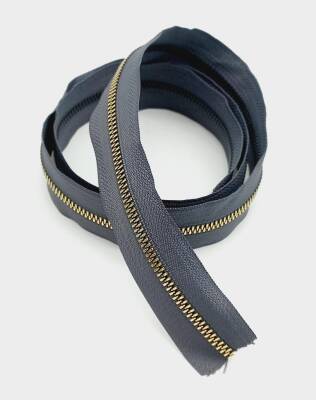 Angel Çanta Aksesuar Ortası Gold Fermuar 100 Cm Gri Renk - 1